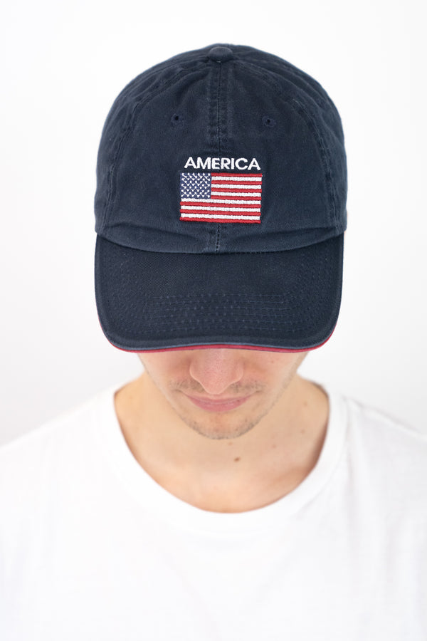 America Flag Cap