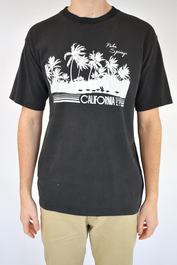 Palm Springs Black T-Shirt