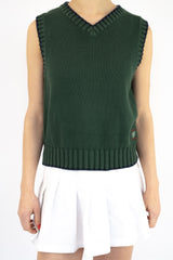 Green Knitted Vest