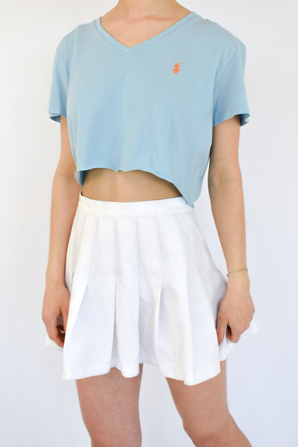 Blue Cropped T-Shirt