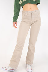 Beige Flared Jeans