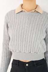 Reworked Cable Sweater