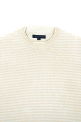 Cream Striped Sweater
