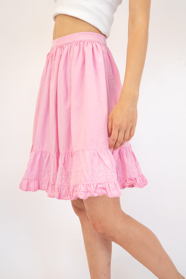 Pink Midi Skirt