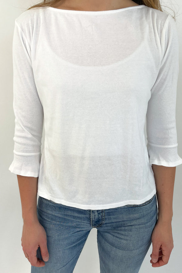 White Long Sleeved T-Shirt