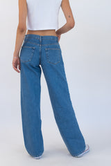 Blue Low Waist Jeans